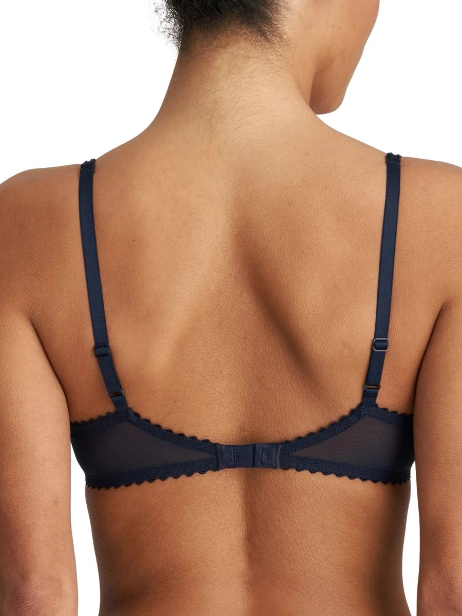 MARIE JO Jane Horizontal Seam Balcony Bra - Velvet Blue - Image 3