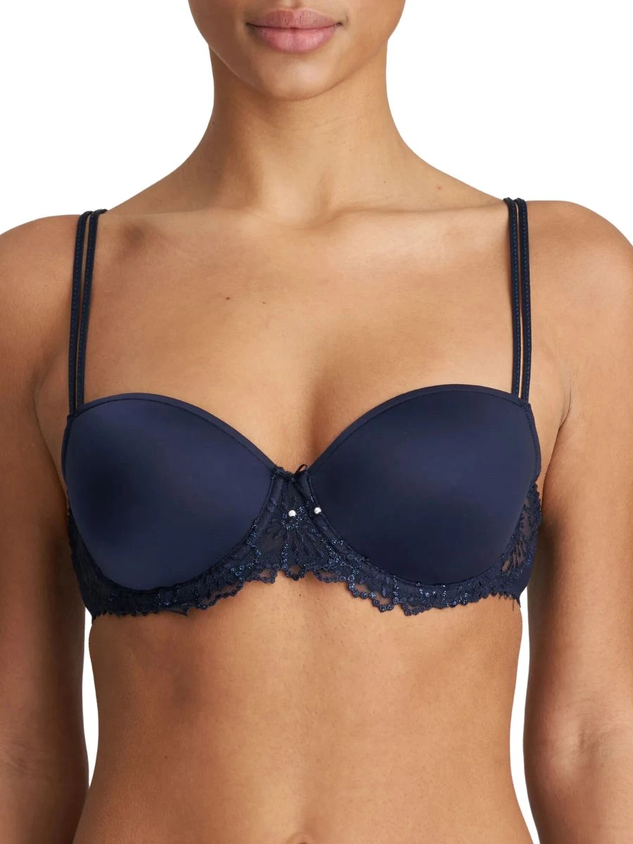 MARIE JO Jane Padded Balcony Bra - Velvet Blue