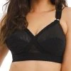 Playtex Cross Your Heart Lace Full Cup Soft Bra - Black