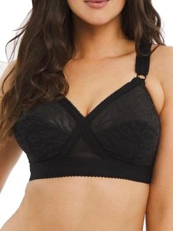 Playtex Cross Your Heart Lace Full Cup Soft Bra - Black