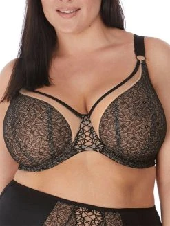 ELOMI Sadie Balcony Bra - Black