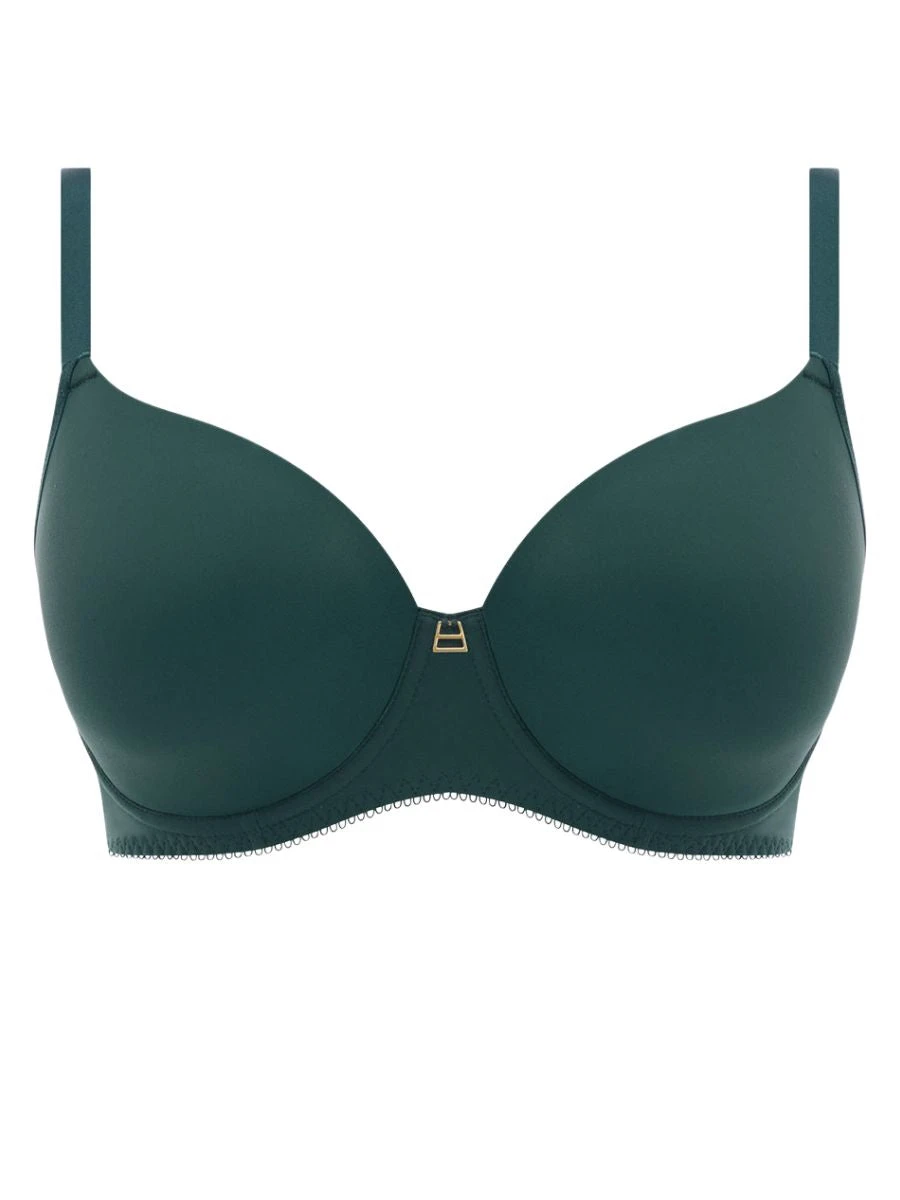 FREYA Snapshot Demi Plunge Moulded Bra - Deep Emerald - Image 4