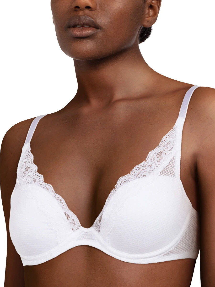 Passionata Brooklyn Plunge Bra - Pearl