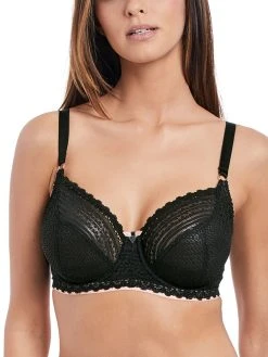 FREYA Daisy Lace Balcony Bra - Noir