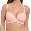 FREYA Daisy Lace Half Cup Balcony Bra - Blush