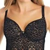 FREYA Soiree Lace Longline Bralette - Black