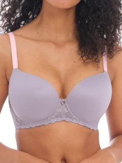 FREYA Offbeat Moulded Demi T-Shirt Bra - Mineral Grey