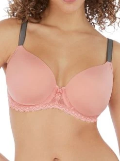 FREYA Offbeat Moulded Demi T-Shirt Bra - Rosehip