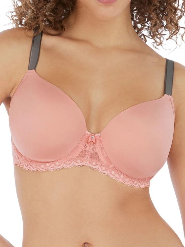 FREYA Offbeat Moulded Demi T-Shirt Bra - Rosehip