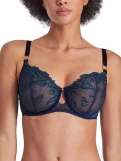 Aubade Velvet Memories Half Cup Bra - Twilight