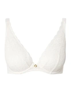 Aubade Rosessence Comfort Triangle Plunge Bra - Opal