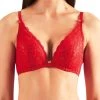 Aubade Rosessence Triangle Plunge Bra - Gala
