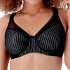 Berlei Beauty Stripe Smoothing Bra - Black/Grey