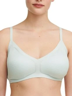 Chantelle SoftStretch Stripes Padded Bralette - Ballad Blue