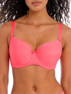 FREYA Idol Moulded Balcony Bra - Sunkissed Coral