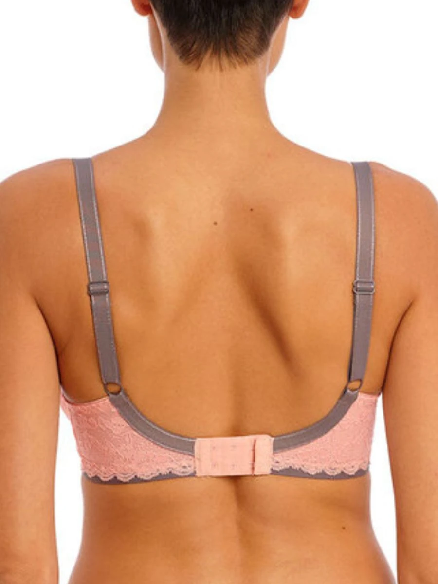 FREYA Offbeat Padded Half Cup Bra - Rosehip - Image 3
