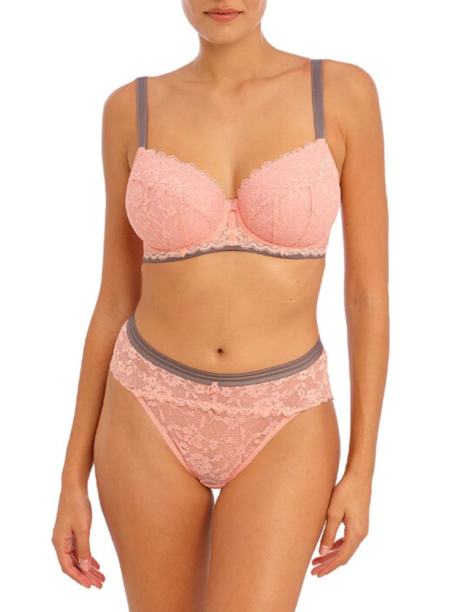 FREYA Offbeat Padded Half Cup Bra - Rosehip - Image 2