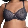 Rosa Faia Fleur Underwired Bra - Anthracite