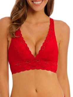 Wacoal Halo Lace Soft Cup Bra - Barbados Cherry