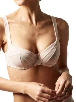 CHANTAL THOMASS Encens Moi Half Cup Bra - Golden Beige