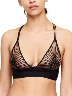 Chantelle Magnetic Wireless Triangle Bra - Black