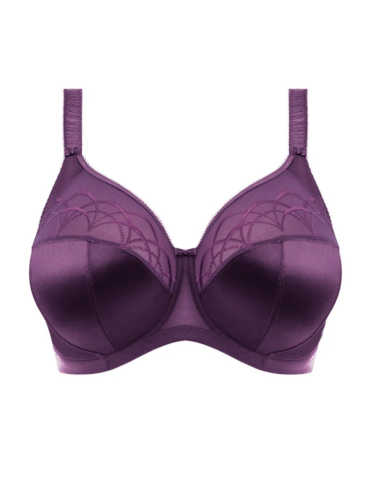 ELOMI Cate Full Cup Bra - Plum - Image 3