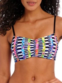 FREYA Electro Rave Bralette Bikini Top - Multi