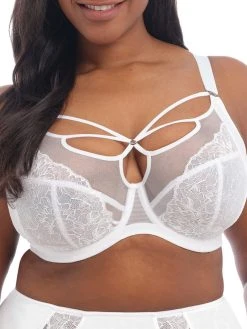 ELOMI Brianna Plunge Bra - White