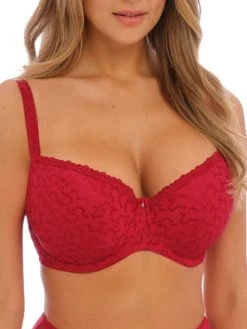 FANTASIE Ana Half Cup Bra - Red