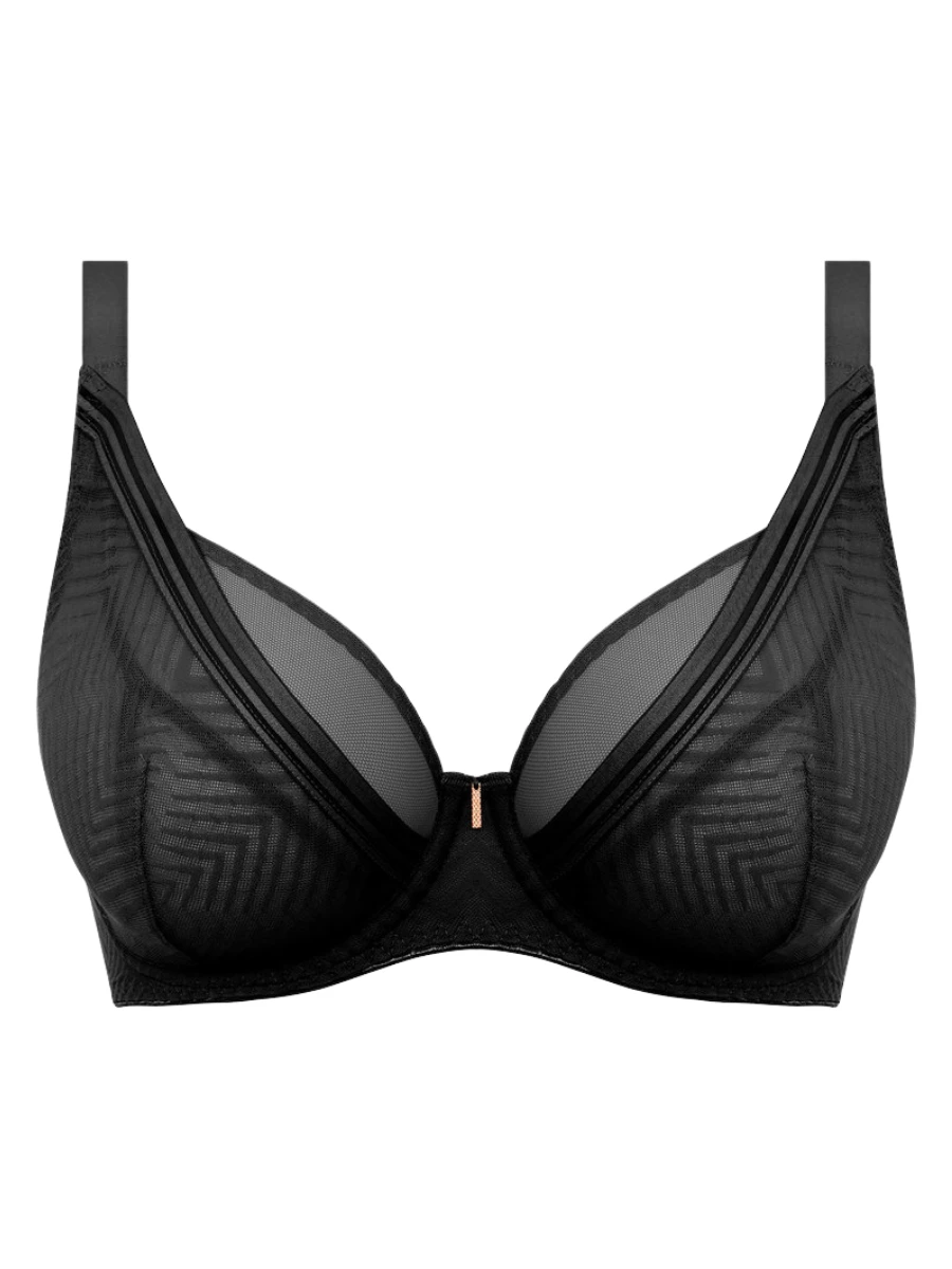 FREYA Tailored High Apex Plunge Bra - Black - Image 4