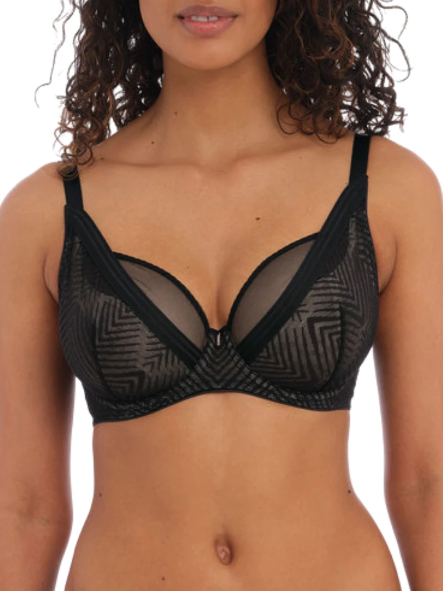 FREYA Tailored High Apex Plunge Bra - Black