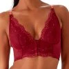 Gossard Superboost Lace Deep V Bralette - Cranberry/Raspberry Sorbet