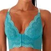 Gossard Superboost Lace Deep V Bralette - Ocean Blue
