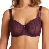 Aubade Femme Passion Comfort Half Cup Bra - Wineberry