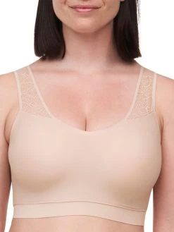 Chantelle SoftStretch Padded Top Lace - Golden Beige