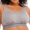 ELOMI Downtime Non Wired Bralette - Grey Marl