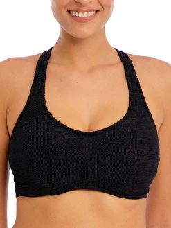 FREYA Ibiza Waves Bralette Bikini Top - Black