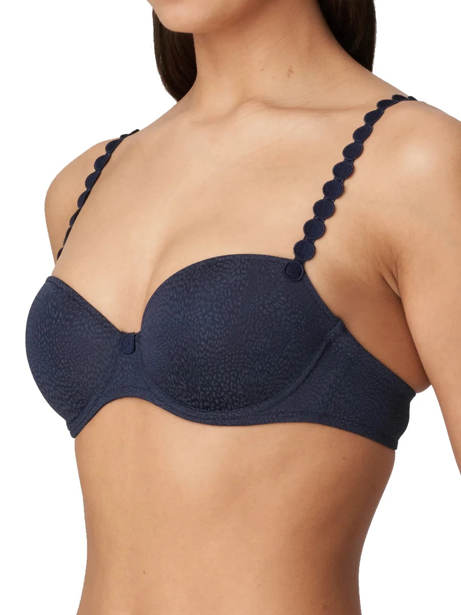 MARIE JO Tom Padded Balcony Bra - Majestic Blue - Image 3