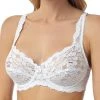 Marlon Underwire Lace Bra - White