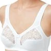 Marlon Lace Soft Cup Bra - White
