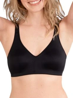Naturana Elasticup - One Size Fits All Soft Bra - Black