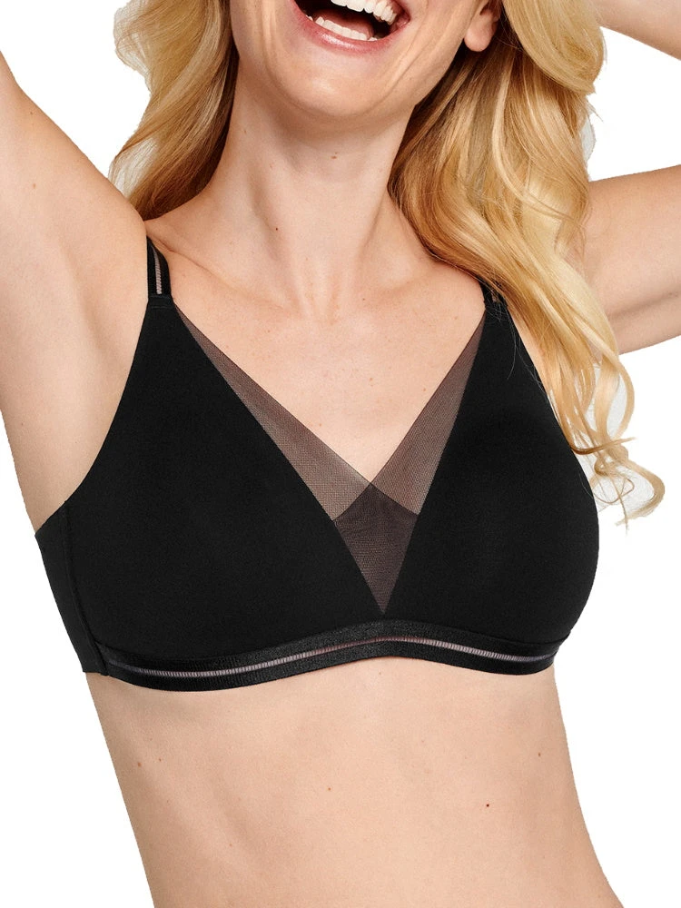 Naturana The Monday Four-Way Full Cup Bra - Black
