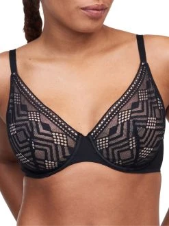 Passionata Ondine Covering Underwired Bra - Black