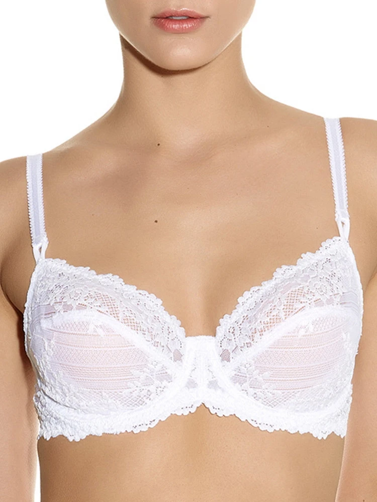 Wacoal Embrace Lace Underwire Bra - Delicious White