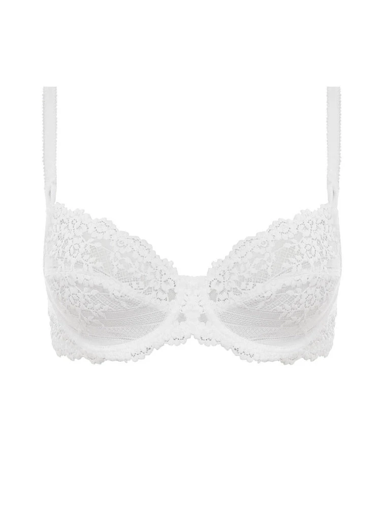 Wacoal Embrace Lace Underwire Bra - Delicious White - Image 3