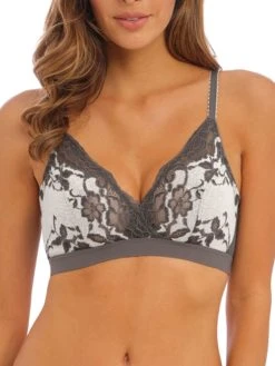 Wacoal Florilege Non-Wired Bralette - Inky Flower