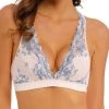 Wacoal Embrace Lace Soft Cup Bra - Pastel Parchment/Blue Multi