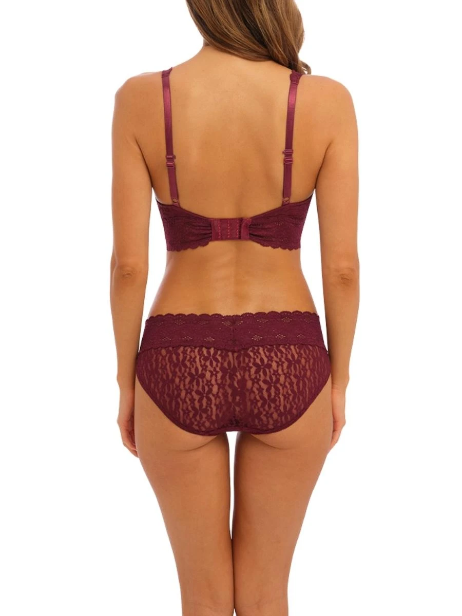 Wacoal Halo Lace Soft Cup Bra - Zinfandel - Image 3