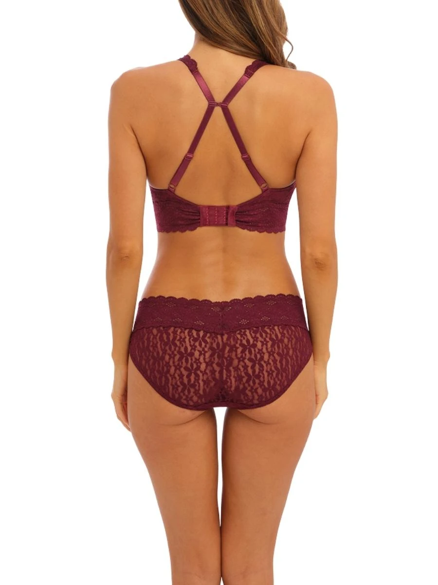Wacoal Halo Lace Soft Cup Bra - Zinfandel - Image 4