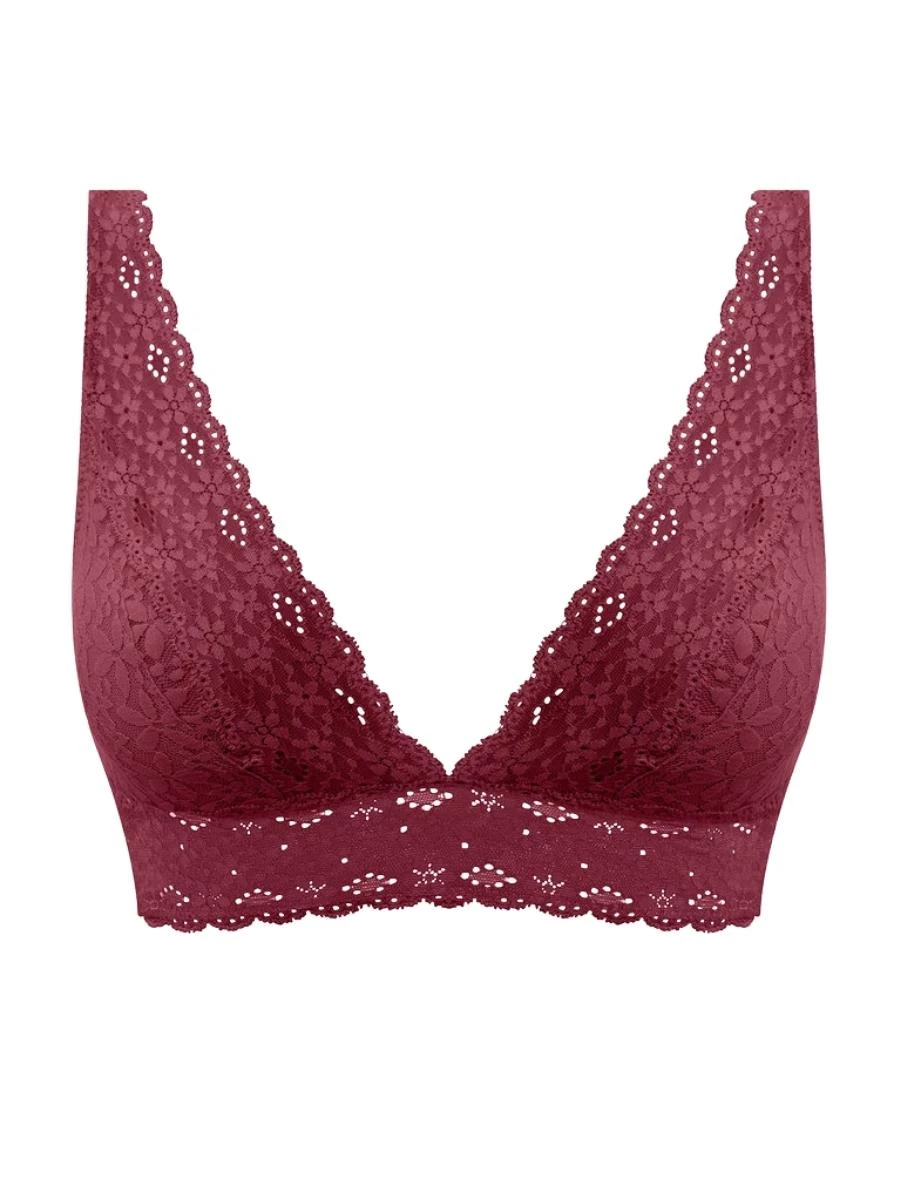 Wacoal Halo Lace Soft Cup Bra - Zinfandel - Image 5